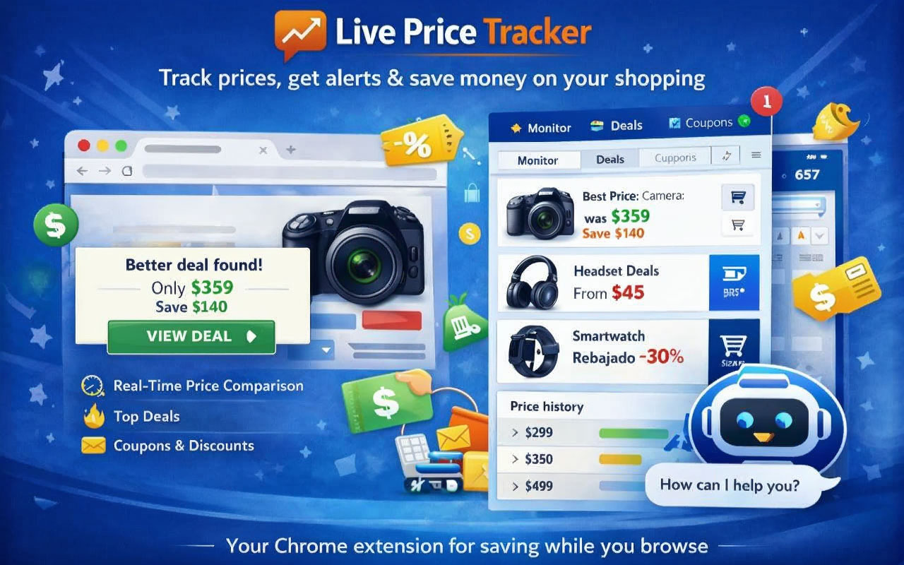 Capture 1 de Live Price Tracker
