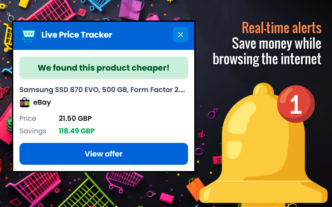 Capture 2 de Live Price Tracker