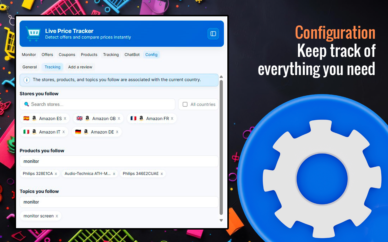 Capture 4 de Live Price Tracker