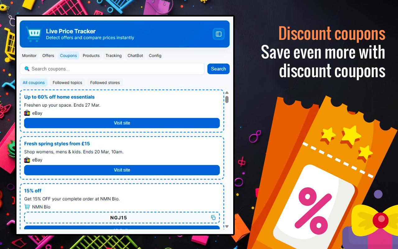 Capture 7 de Live Price Tracker