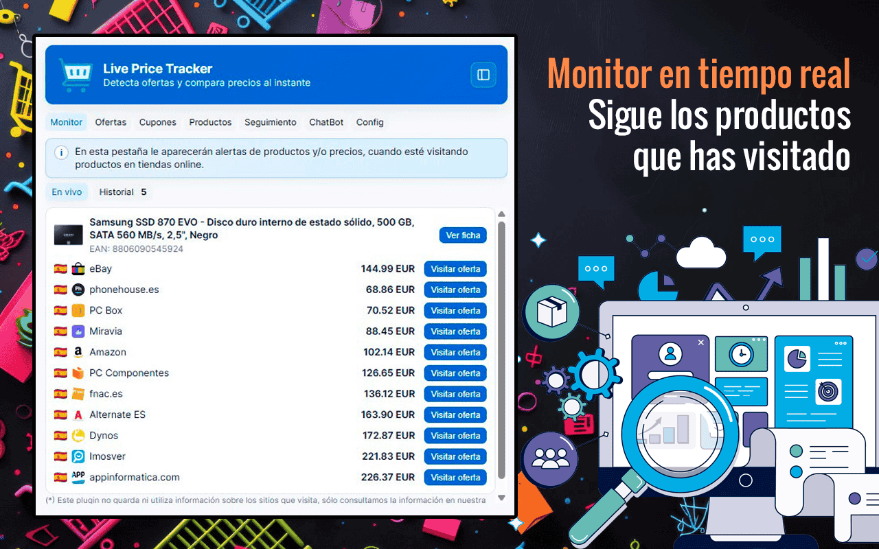 Captura 6 de Live Price Tracker